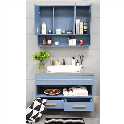 Vanite k ap flote 36 pous ak lavabo