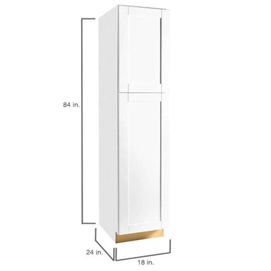 18 X 24 X 84 Pantry Kabinè