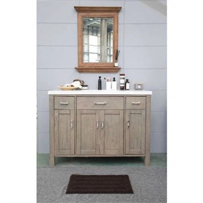 Vanite twalèt mawon 48 pous