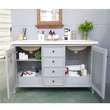 48 pous doub lavabo vanite